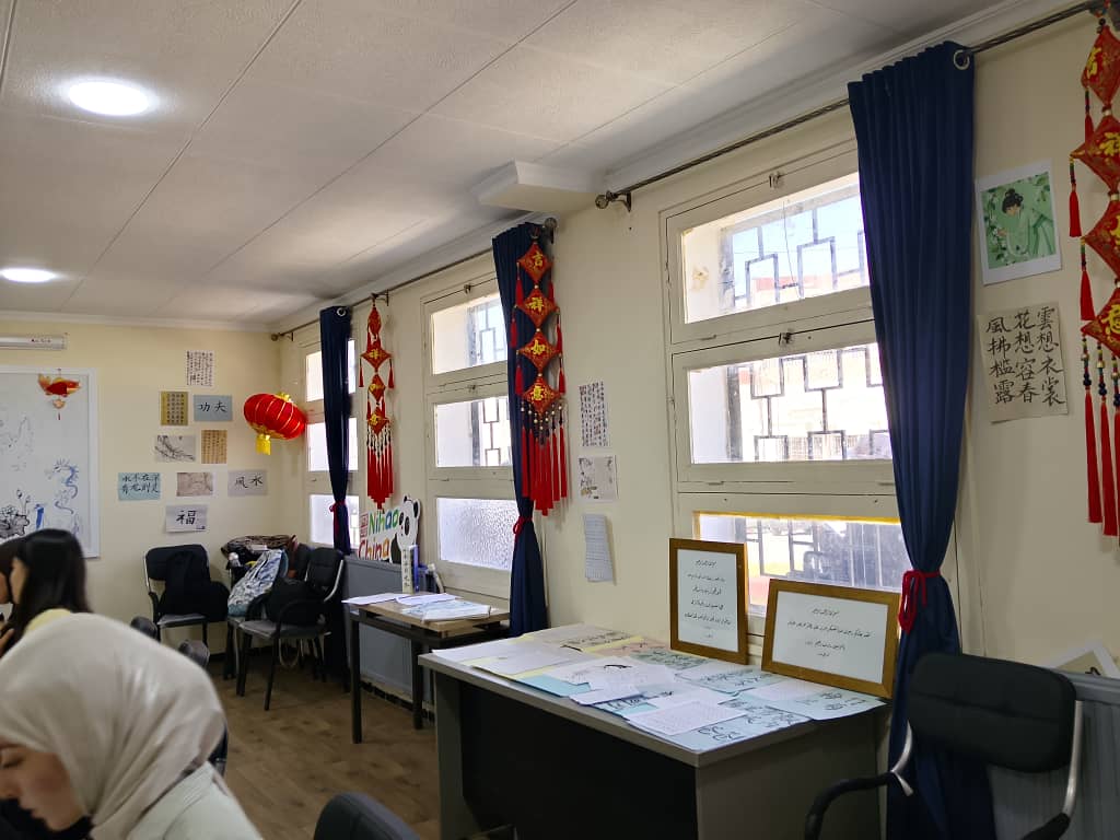 Salle décorée pour le Nouvel An chinois